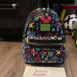 Disney Parks Neon Parks Icon Loungefly